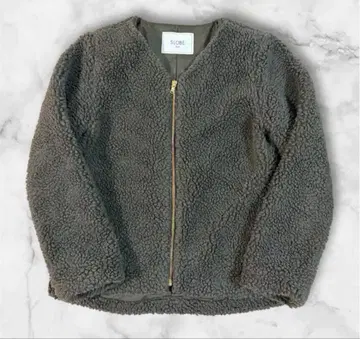 SLOBE IENA 슬로브 이에나 보아 자켓 그레이