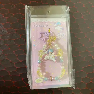 리틀트윈스타 폰 스트랩 유니콘 비즈 스트랩 산리오