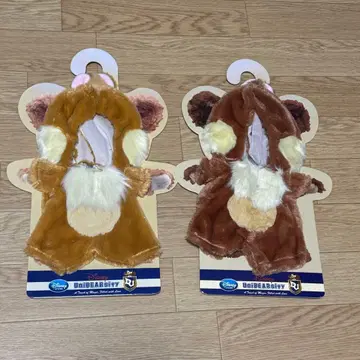 디즈니 스토어 유니베어시티 코스튬 칩과 데일 몽블랑