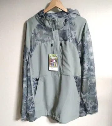 [택 포함 새상품] 워크맨 에어로 가드 메쉬 아노락 세이지 카모 LL