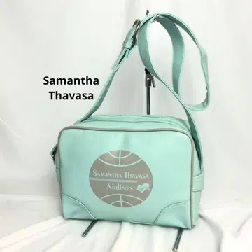 고품질 Samantha Thavasa 민트 그린 숄더백