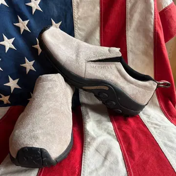 MERRELL JUNGLE MOC TAUPE 스웨이드 27.5cm 슬립온