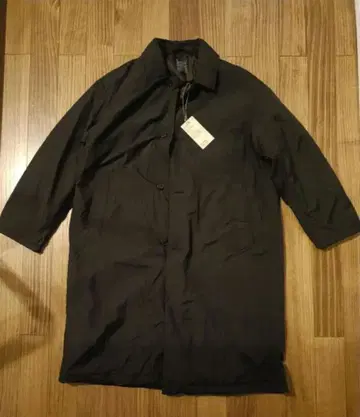 무인양품 워셔블 충전솜 스텐카라 코트 블랙 L 사이즈