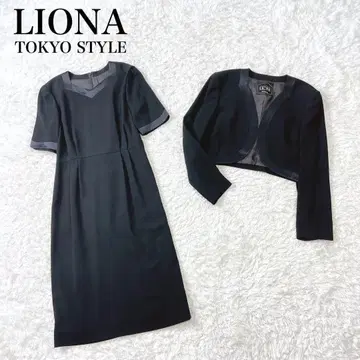 리오나 도쿄 스타일 블랙 포멀 자켓 원피스 셋업
