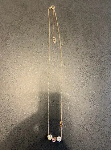 마이클코어스 핑크 골드 목걸이