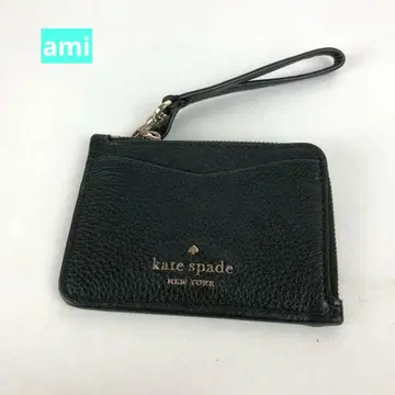 케이트 스페이드 가죽 코인 케이스 블랙 여성용