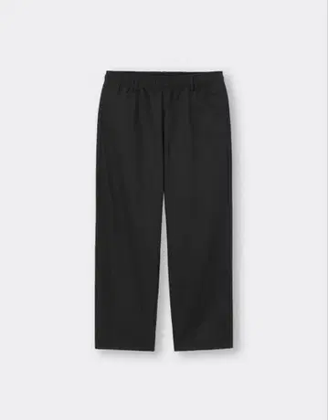 [새상품] GU 지유 와이드 셰프 팬츠 2024 모델 블랙