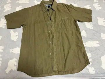마모트 반팔 셔츠 XL 사이즈 카키 used