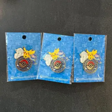 포켓몬 센터 삿포로 로고 핀즈 캔뱃지 3개 세트