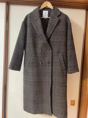 niko and - 체크 빅 체스터 코트 L