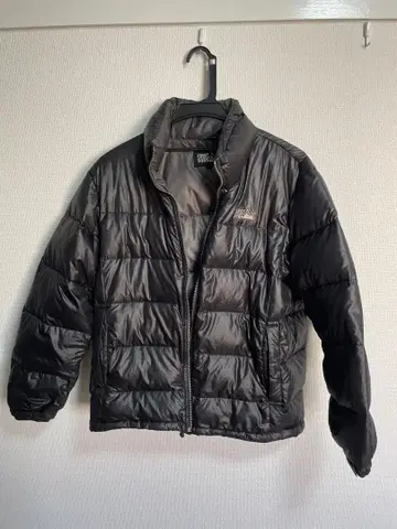 FIRST DOWN 블랙 다운 자켓