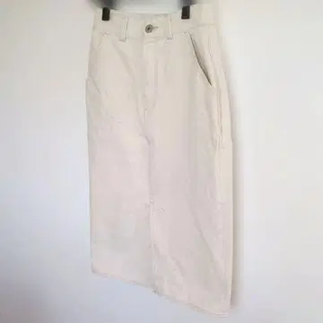 [깨끗한 미사용품] steven alan 화이트 데님 스커트 M 사이즈