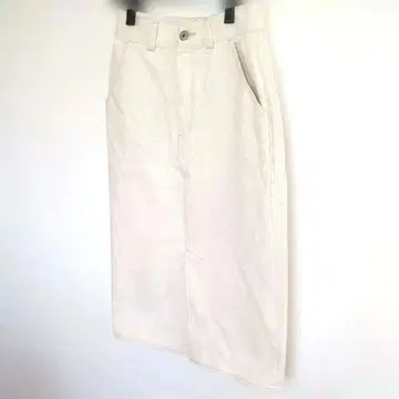 [깨끗한 미사용품] steven alan 화이트 데님 스커트 M 사이즈