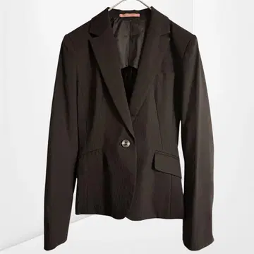 [레뮤 팜] 테일러드 자켓 블랙 스트라이프 깔끔한 ss