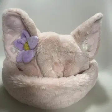 당일 발송 새상품급 리나벨 모자 캡 핑크 꽃 자수 디즈니씨