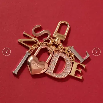 SNIDEL 스나이델 메탈 로고 참 MIX 믹스