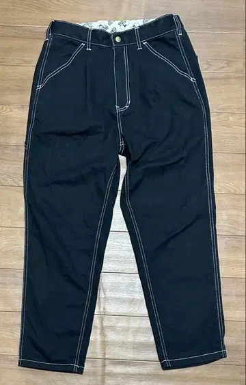 BEN DAVIS 블랙 카고 팬츠 M