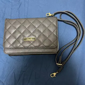 Finally 퀼팅 숄더백 블랙 아무로 나미에 투어 굿즈