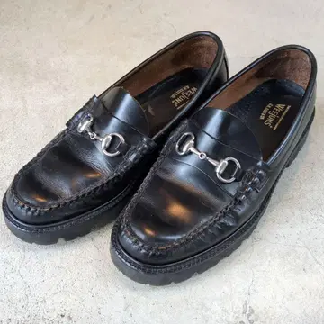 G.H.BASS & CO 블랙 가죽 로퍼