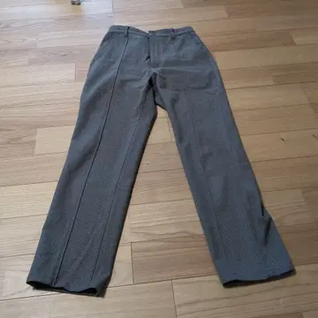 그레이 울 혼방 캐주얼 팬츠