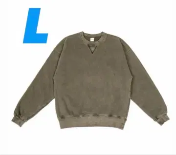 OVY Pigment Damage 크루 넥 스웨트 브라운 L