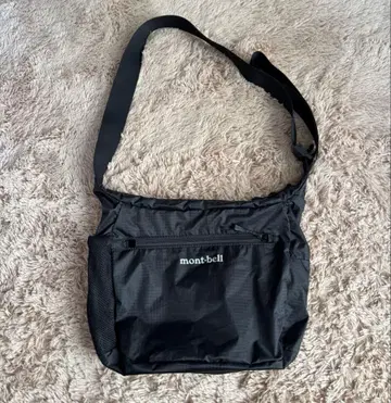 몽벨 숄더백 블랙 포켓터블 라이트 mont-bell