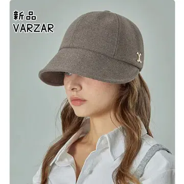 새상품 VARZAR VA 커브드 보닛 햇 무지 햇