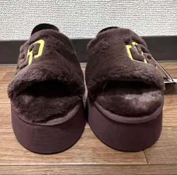 MLB 야구 파드레스 복슬복슬 퍼 샌들 통굽 샌들 L