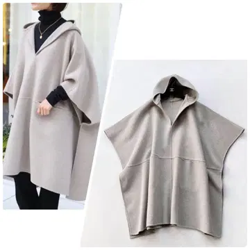 [ MUSE ] 정가 6.1만 victorian 판초 코트 후디 F