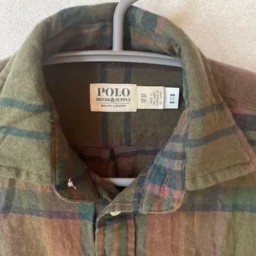 Polo Denim & Supply 체크 무늬 셔츠 XS