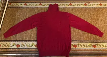 컨디션 최상 Pringle 캐시미어 100% 하이넥 긴팔 티셔츠 보르도