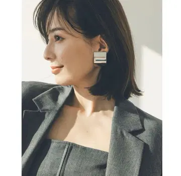 anuans 플레이팅 메탈 귀찌