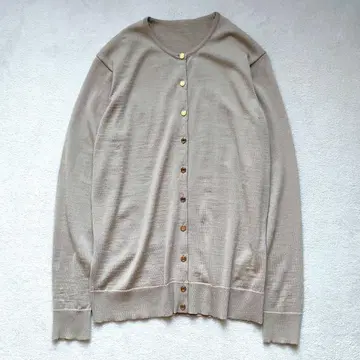 뮤즈 두지엠 클라세 FF 크루넥 가디건 골드 버튼 38