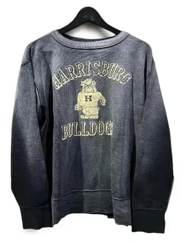 플로키 VINTAGE 빈티지 가공 크루넥 스웨트셔츠 black