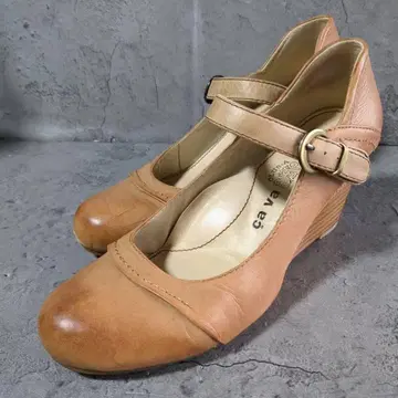 [ CavaCava ] (24.5) 멜리제인 웨지솔 펌프스