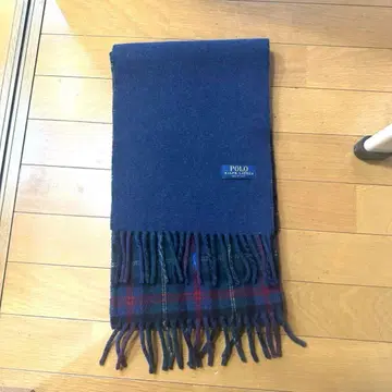 랄프 로렌 로포 네이비 x 타탄 체크