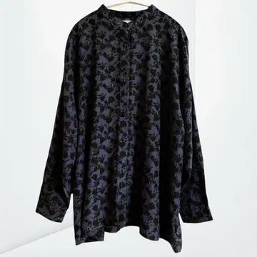 [패턴 토르소] 꽃무늬 상하의 세트 블라우스 x 팬츠 넉넉한 체형 커버