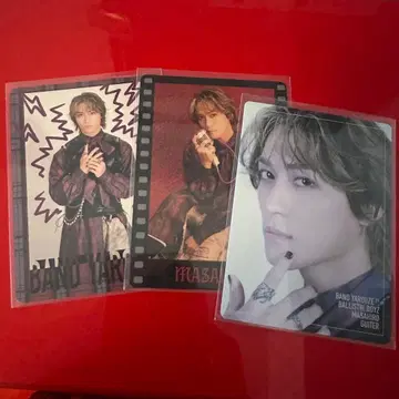 스나다 마사히로 3장 세트 포토 카드