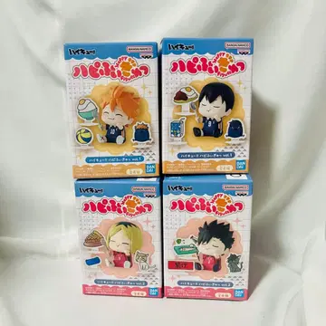 하이큐!! 하피피규어 히나타 카게야마 쿠로오 코즈메 4체 세트