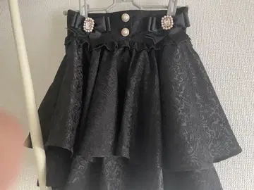 Palelfy 자카드 플레어 스커트 파르엘피