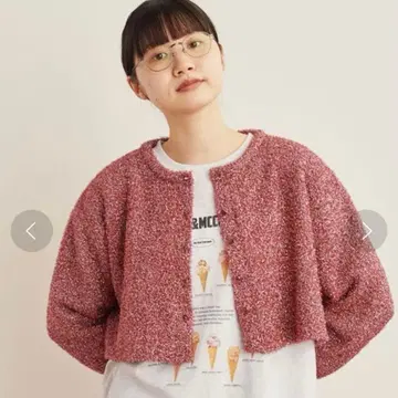 fig London FLASH 쇼트 가디건 단시간만 착용