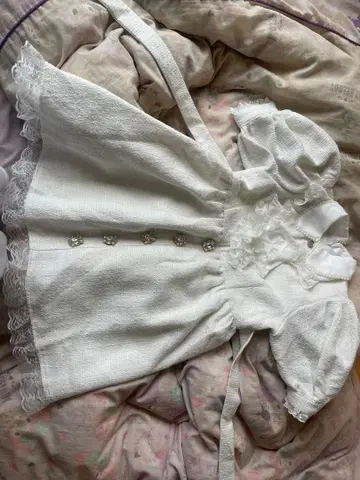 화이트 미니 원피스