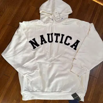 NAUTICA 후드티 화이트