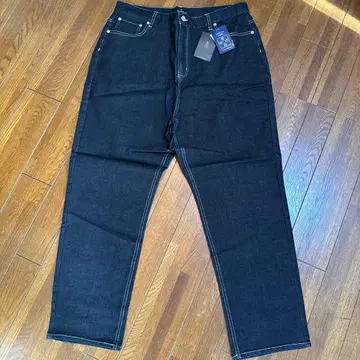 ZIP FIVE 블랙 데님 XL 스트레치