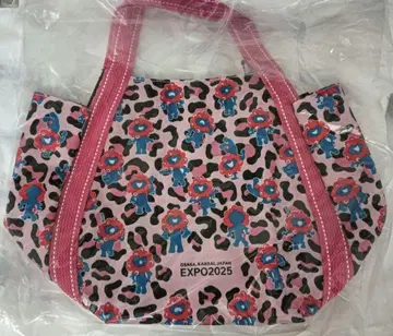 EXPO2025 오사카 만박 미야쿠미야쿠 표범 무늬 벌룬 토트 토트백