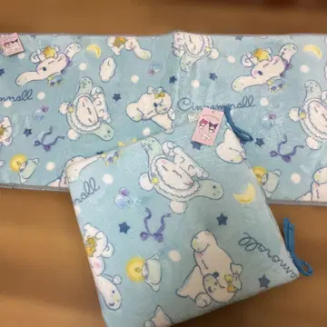 시나모롤 플란넬 매트, 쿠션 세트 새상품 산리오