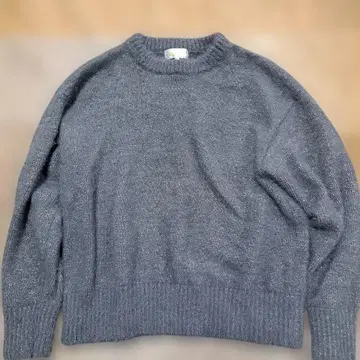 ALPHA CUBIC 그레이 긴팔 스웨터