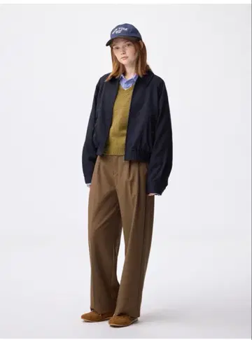 턱 와이드 팬츠 (표시 사이즈 70.0~74.0cm)