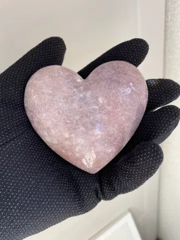 핑크 자수정 하트