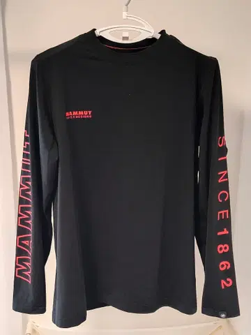 새상품급 MAMMUT 마무트 롱 슬리브 T셔츠 블랙 XL